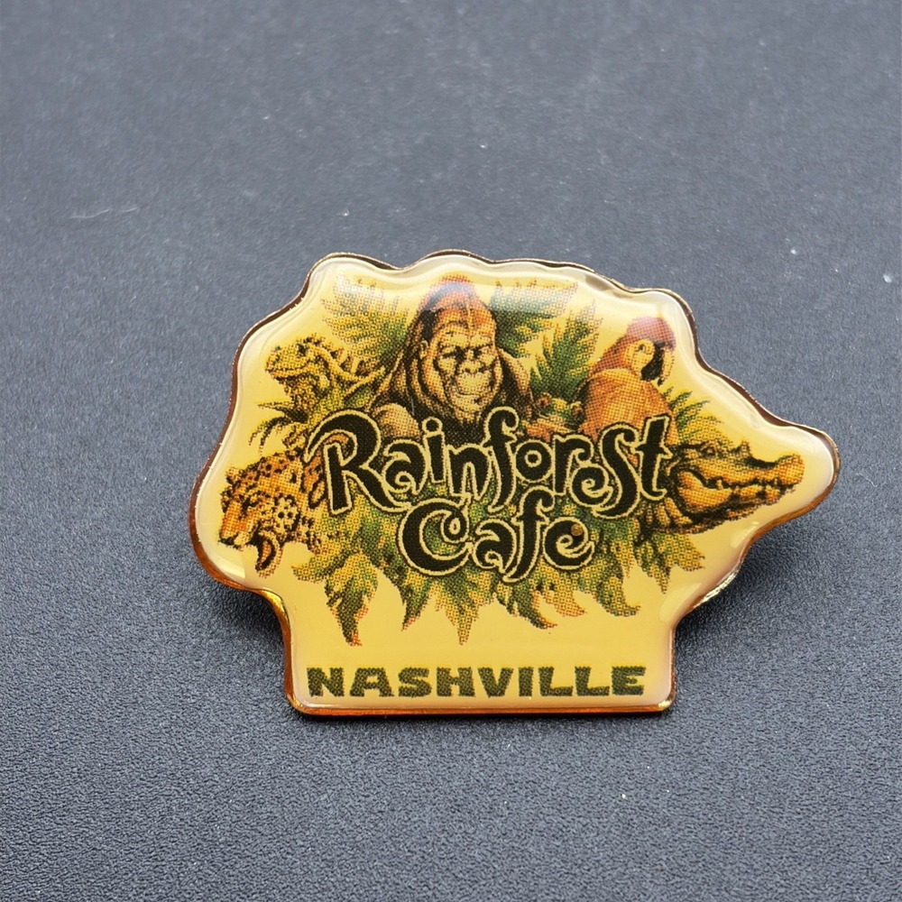 Rainforest Cafe Nashville Mascots Lapel Hat Pin‎